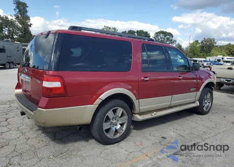 2007 Ford Expedition El Eddie Bauer из США, поврежденный, VIN 1FMFK18557LA88588
